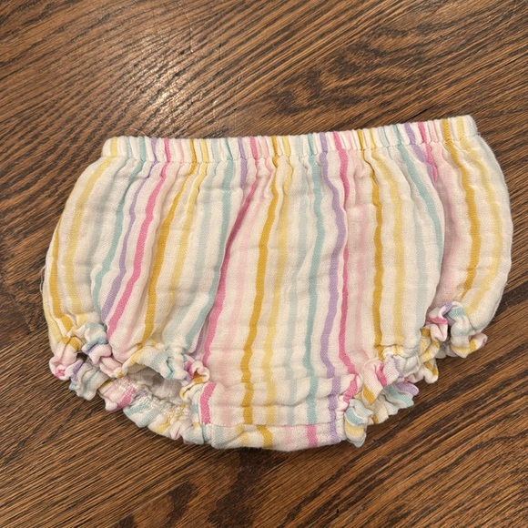 Angel Dear Girls' 2-Pc. Smocked Rainbow Striped Dress & Bloomer Set - Baby - Picture 8 of 9